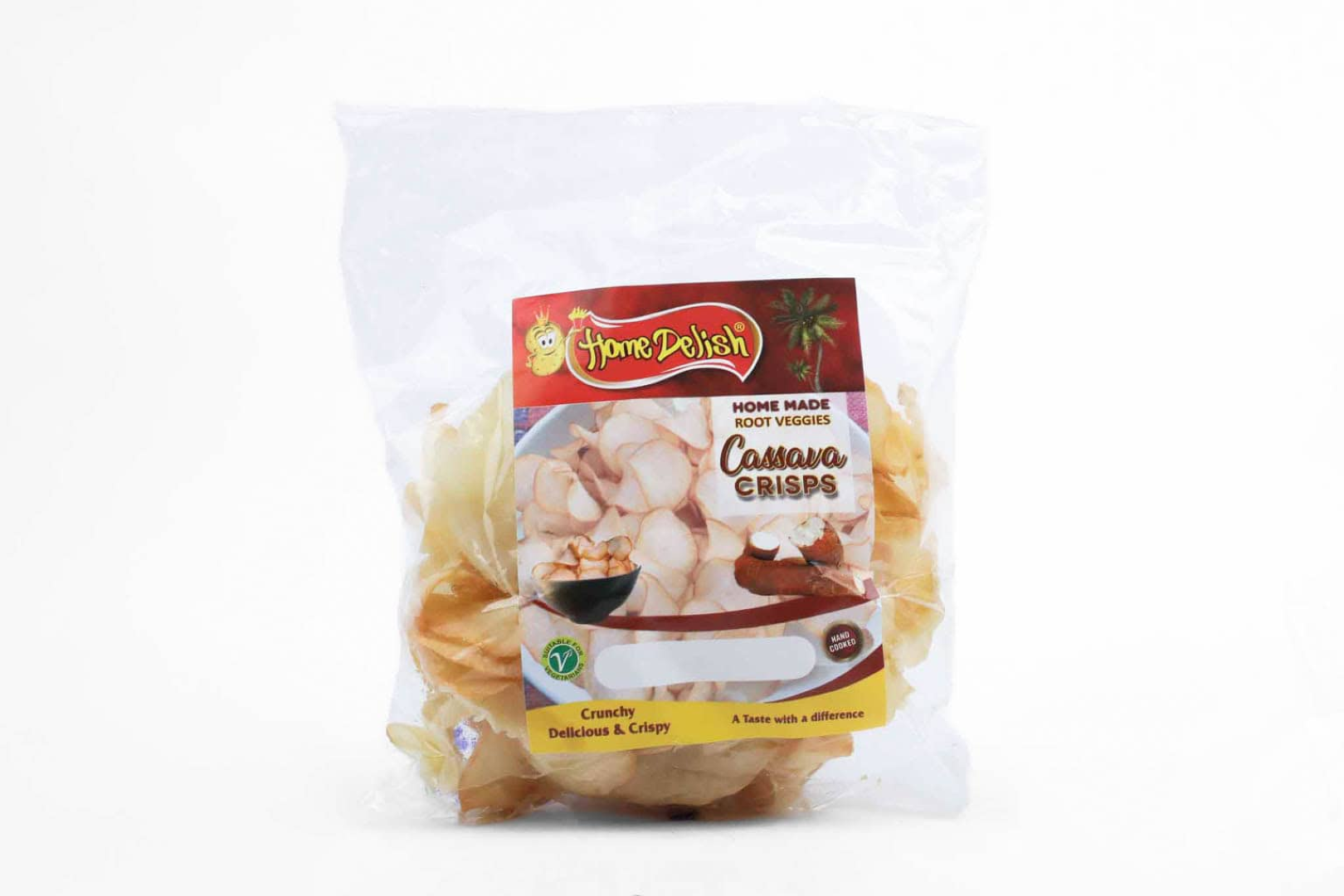 H/DELISH CASSAVA CRISPS SALTED 150G